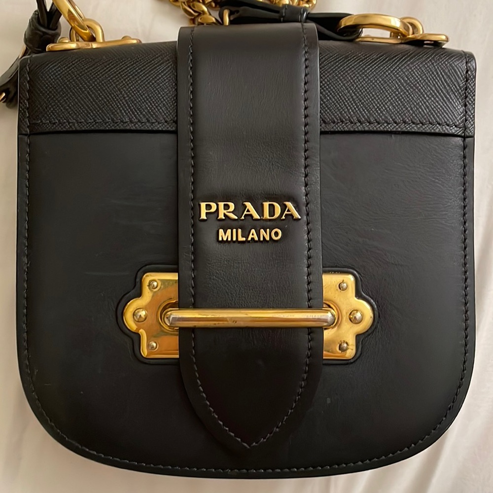 Prada Pionniere leather shoulder bag